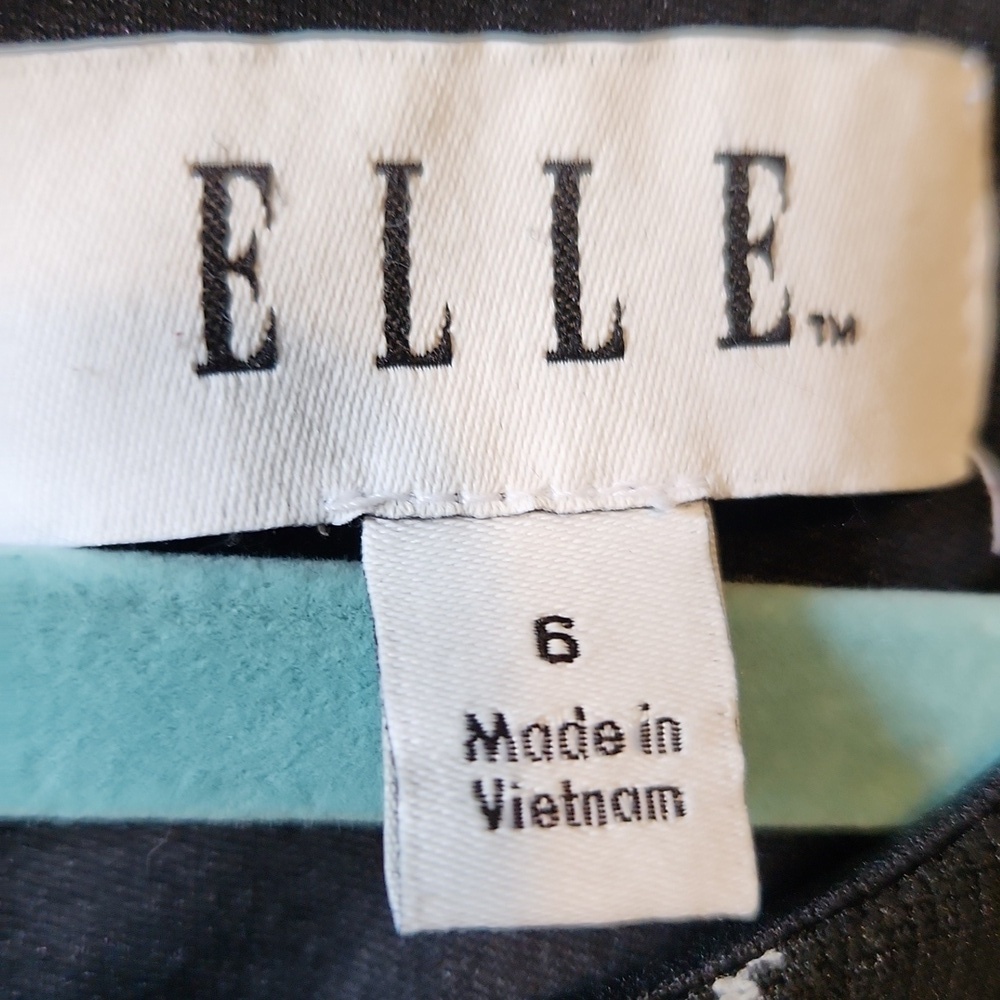 Elle Black & Charcoal Circle-Pattern Dres - Picture 13 of 14